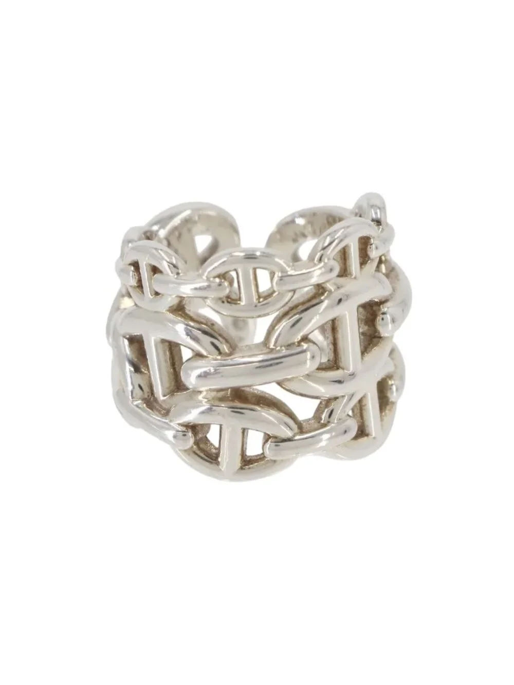 Hermes Chaine D'ancre GM 52 Ring 925 Sterling Silver